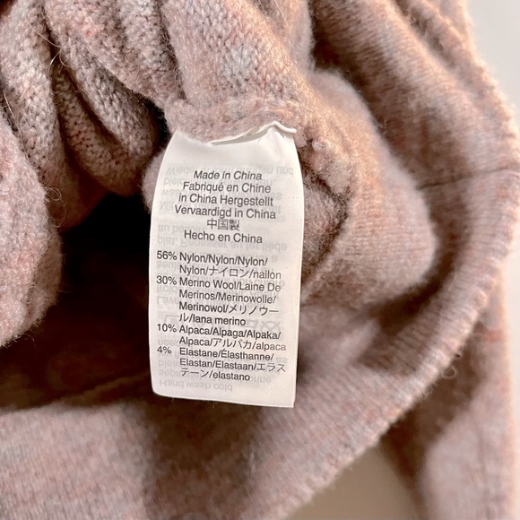 Madewell faux wrap sweater in soft merino wool blend. Size medium. - Picture 3 of 3